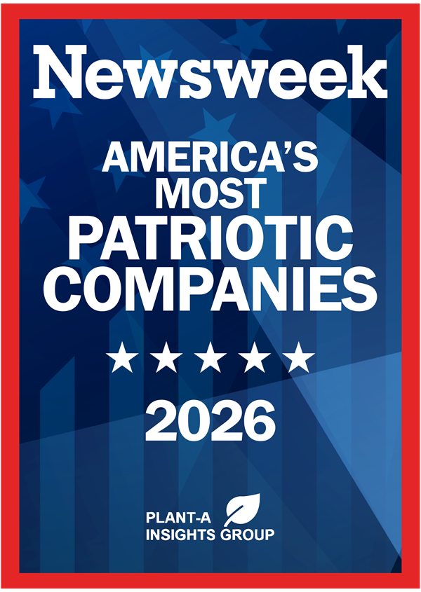 Newsweek America’s Most Patriotic Companies 2026 award logo